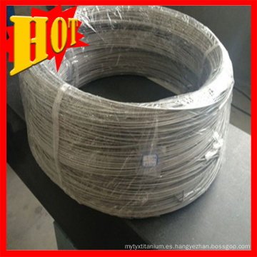 Cable de titanio puro ASTM B863 Gr7 en existencia